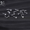 Crystal Nose Stud in L Shape I Shape or Screw 18G and 20G - Image 12