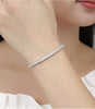 Women's 4mm Zirconia Tennis Bracelet Crystal Charm Thin Chain Wedding Jewelry - Image 4