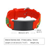 Stainless Steel All-gloss Medical Alert ID Bracelet Adjustable, Silicone Personalized Jewelry Birthday Gift - Image 4