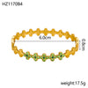 Multicolor Clover Rainbow CZ Stones Tennis Bracelets Bangles for Women Gold Plated Stainless Steel Jewelry - Image 4