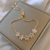 Elegant Crystal Flowers Bracelet For Women Y2K Sweet Moon Cherry Blossom Bow Zircon Bracelets Jewelry Gift - Image 23
