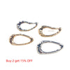 Metal Geometric Brooch Simple Collar Buckles Anti Exposure Multifunction Brooches Pin Accessories For Adult Clothing Ornament - Image 5