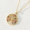 Crystal Tree of Life Necklace for Women Stainless Steel Long Chain Pendants Choker Aesthetic Jewelry collares - Image 13