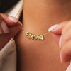 Bubble Letter Necklaces Custom 3D Bubble Letters Balloon Name Necklaces for Women Girls Gold Name Personalized Jewelry Gift - Image 2