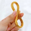 Gold Plated Stainless Steel Elastic Bracelet for Women Personality Hiphop Punk Cuff Party Jewelry - Image 3