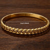 Women's 60mm Chain Snap-on Bangles Simple Button Bracelets Silver Gold Color Stainless Steel Jewelry Accessory - Image 3