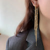 Light Long Tassel Hoop Earrings Korean Style Temperament Love Heart Dangle Earrings Handmade Female Jewelry Wedding Gift - Image 2