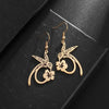 Hip Hop Cubic Zirconia Xo Letter Pendant Earrings Necklace Set for Men and Women Jewelry - Image 22