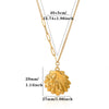 Zircon Hamsa Hand Evil Eye Pendant Necklaces For Women Gold Plated Stainless Steel Necklace Boho Aesthetic Jewelry Gift - Image 10