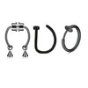 3Pcs Fake Nose Ring Magnetic Septum Ring Fake Nose Ring Hoop Stainless Steel Horseshoe Clip On Nose Ring No-Pierced Septum Ring - Image 14