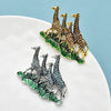Retro Giraffes Brooches For Women Men 2-color Enamel Lovely Animal Party Casual Brooch Pins Gifts - Image 4