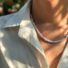 Simple Imitation Pearl Necklace for Women Man Teens Punk Hip Hop Choker Hip-Hop Punk Jewelry - Image 3