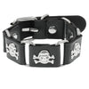 Gothic Skeleton Skull Punk Rivet Bracelet Retro Couple Bangle PU Leather Bracelet Jewelry Gift - Image 27