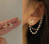 Silver Plated Metal Butterfly Ear Clips Without Piercing For Women Sparkling Zircon Ear Cuff Clip Earrings Wedding Jewelry - Image 12