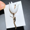 Big Tulip Flowers Brooches For Women Unisex Charming Classic 4-color Flower Plants Office Party Brooches Pins Gifts - Image 4