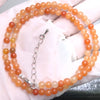 4mm Stone Round Beads Adjustable Necklace Agate Opal Tigers Eye Quartz Crystal Labradorite Charm Necklace Women Jewelry - Image 18