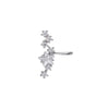 A Girl 1Pcs Stars Five-Pointed Star Zircon Earring Flowers Inlaid No Ear Hole Ear Clip on Earring for Girl Women Gift - Image 5