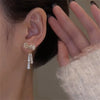 Bow Crystal Zircon Earrings For Women Party Jewelry Ear Accessories Valentine's Day Gift - Image 2