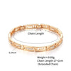 XP Jewelry (20 cm x 10 mm) Zircon Double Heart Knot Bracelet For Women Jewelry Gold Plated Eco Friendly - Image 7