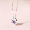 Charms Necklace For Women Aesthetic Cube Pink Zircon Rose Gold Color Choker Chain On Neck Jewelry Korean Pendants - Image 10