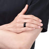 Classic Men Stainless Steel Rings Black Simple Vintage Rings For Men Wedding Bands Christmas Party Jewelry Gift - Image 5