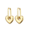 Classic Stainless Steel Heart Star Hoop Earrings For Women Punk Hip Hop Gold Silver Color Y2K Jewelry Female Earrings Oorbellen - Image 39