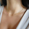 K Gold/Silver Plated Satellite Choker Shining Dots Station Chain Sparkle Chain Necklace Link Chain Jewelry for women - Image 3