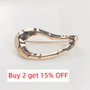 Metal Geometric Brooch Simple Collar Buckles Anti Exposure Multifunction Brooches Pin Accessories For Adult Clothing Ornament - Image 6