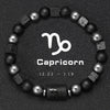12 Constellation Zodiac Bracele Signs Beads Couples Bracelet Square Volcanic Stone Elastic Charm Bracelet for Women Men Gift - Image 10