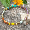 Colorful Tila Bead Bracelet with Contrasting Patterns - Image 27