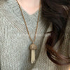 Deep Bottom Jellyfish Pearl Long Drawstring Sweater Chain Light Design Necklace Accessories - Image 2