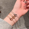 Women's Classic Stainless Steel Roman Numerals Necklace Bracelet Earrings Set Versatile Simple Daily Jewelry - Image 3