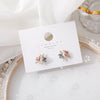 Korean Handmade Colorful Sweet Flowers Stud Earrings For Women Shiny Jewelry Oorbellen Gifts - Image 1