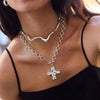 Liquid Lava Style Metal Choker Necklace for Women Gold Color Geometry Twist Neck Bangle Party Collar Jewelry Gift - Image 8