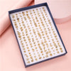 100 Pair/Lot Small Mini Stud Earring Set For Girl Love Star Animal Geometric Random Female Wedding Party Ear Jewelry Accessories - Image 1