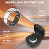 Smart Ring Men Women With Charging Case,Heart Rate Blood Oxygen,Skin Temperature Monitor,5ATM For Android iOS - Image 6