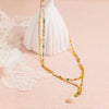 Double-layer Layered Necklace for Women, Stainless Steel Chain Pearl Charm Pendant Necklace for Daily Jewelry - Image 3