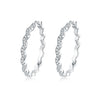 Silver Beetle Daisy Insect Flower Earrings Silver Hoop Earrings For Women Jewelry Party Gifts - Image 30