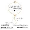 Stainless Steel Y-Shaped Pendant Necklace with Stone Details - Image 19