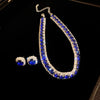 Green Rhinestone Necklace Stud Earrings For Women Crystal Choker Necklaces Ladies Weddings Banquet Jewelry Set K - Image 10