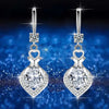 Zircon Water Drop Earrings For Women Silver Color Long Dangle Hanging Earring Female Wedding Ear Jewelry Gift - Image 33