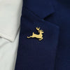 stainless steel Christmas reindeer brooch, backpack pendant, suit lapel pin, badge gift for friends - Image 9