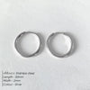 Stainless Steel Thin Hoop Earrings in Gold-Tone or Silver-Tone with 12 mm 14 mm or 18 mm Options - Image 20
