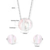 Circular Shell Jewelry Set Pendants Necklace Earring Sets Sun Cross Stainless Steel Set For Women Wedding Party - Image 22