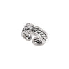 Silver Weave Adjustable Rings For Women Wedding Engagement Jewelry Accessories Jewellery Moneys - Image 5