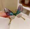Rhinestone Feather Brooch Pin in Gold-Tone and Silver-Tone Styles - Image 24