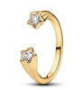 Silver Rings Daisy Pentagram Zircon Black White Ring For Mother Silver Wedding Ring Jewelry Trinkets - Image 9