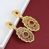Sunspicems African Drop Earring for Women Gold Color Resin Moroccan Wedding Jewelry Dubai Arabesque Gift - Image 8