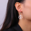 Birth Flowers Dangle Earrings Stainless Steel Gold Color Daisy Rose Snowdrop Women's Floral Earring Jewelry Birthday Gift - Image 6