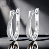 Silver Star Twisted Line Earrings Jewelry Versatile Hoop Earrings For Women Jewelry Birthday Party Gifts - Image 1